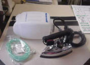Silver Star Gravity Feed Iron.  Call 902 543 8593 or email info@bridgewatersewingcentre.com for more info